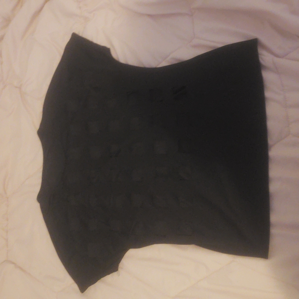 Sexy Black Fitted Shirt